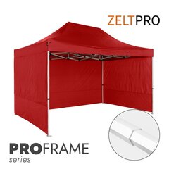 Tirdzniecības telts 3x4,5 Sarkana Zeltpro PROFRAME cena un informācija | Teltis | 220.lv