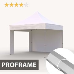 Tirdzniecības telts Zeltpro Proframe balta, 3x3 цена и информация | Палатки | 220.lv