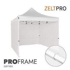 Tirdzniecības telts Zeltpro Proframe balta, 3x3 цена и информация | Палатки | 220.lv