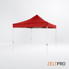 Tirdzniecības telts 3x3 Sarkana Zeltpro PROFRAME cena un informācija | Teltis | 220.lv