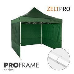Tirdzniecības telts 2x2 Zaļa Zeltpro PROFRAME cena un informācija | Teltis | 220.lv