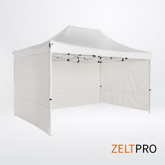 Tirdzniecības telts Zeltpro Proframe, 3x4,5m, balta цена и информация | Палатки | 220.lv