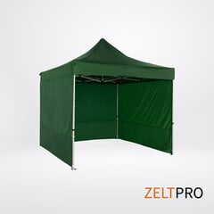 Tirdzniecības telts Zeltpro Titan, 3x3m, zaļa цена и информация | Палатки | 220.lv