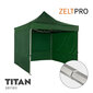 Tirdzniecības telts Zeltpro Titan, 3x3m, zaļa цена и информация | Teltis | 220.lv