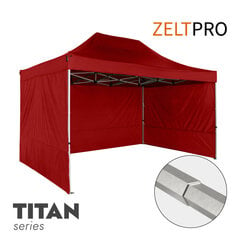 Tirdzniecības telts 3x4,5 Sarkana Zeltpro TITAN cena un informācija | Teltis | 220.lv
