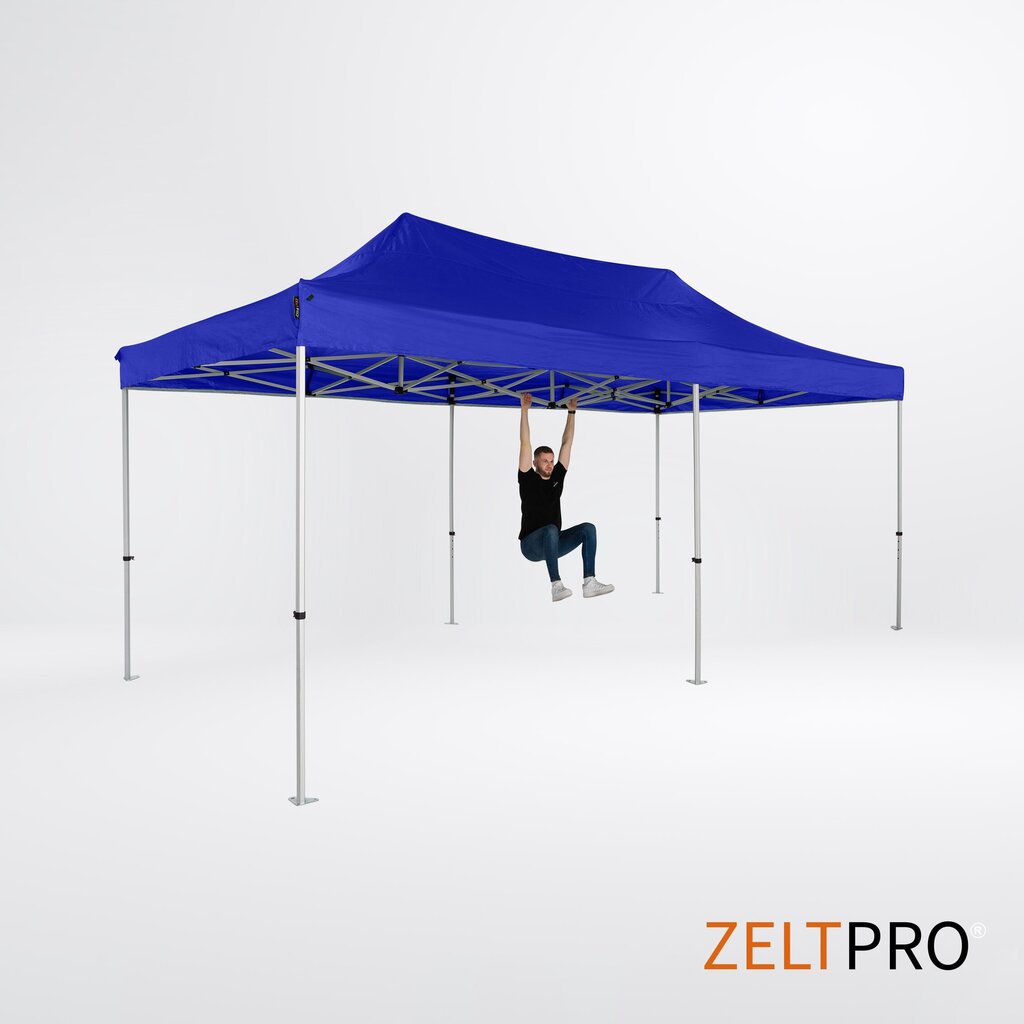 Tirdzniecības telts 4x8 Zila Zeltpro TITAN cena un informācija | Teltis | 220.lv