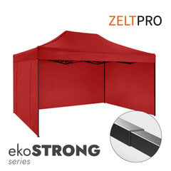 Tirdzniecības telts 3x4,5 Sarkana Zeltpro EKOSTRONG cena un informācija | Teltis | 220.lv