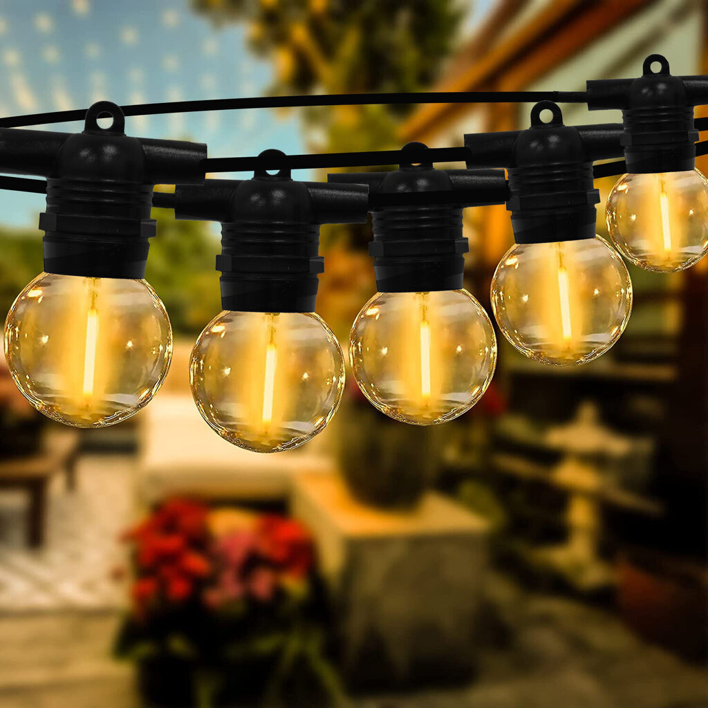 Āra apgaismojuma vītne Tonro Glow, 100 m cena un informācija | Ziemassvētku lampiņas, LED virtenes | 220.lv
