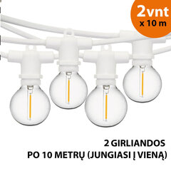 Āra apgaismojuma vītne Tonro Perl, 20 m cena un informācija | Ziemassvētku lampiņas, LED virtenes | 220.lv