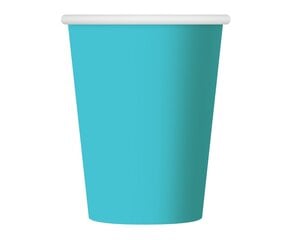 Одноразовые бумажные стаканчики, 270 мл, 6 шт, цвет: light blue (PF-KJB) 8297 цена и информация | Праздничная одноразовая посуда | 220.lv