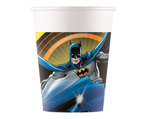 Одноразовые бумажные стаканчики , 200 мл, 8 шт "Batman" 93507 цена и информация | Праздничная одноразовая посуда | 220.lv