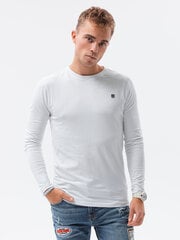 Рубашка с длинными рукавами L135, белая цена и информация | Мужские футболки | 220.lv