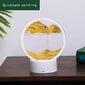 LED galda lampa "Sand Art" touch ar RGB apgaismojumu, dzeltena cena un informācija | Galda lampas | 220.lv