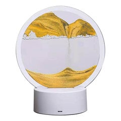 LED galda lampa "Sand Art" touch ar RGB apgaismojumu, dzeltena цена и информация | Настольные лампы | 220.lv