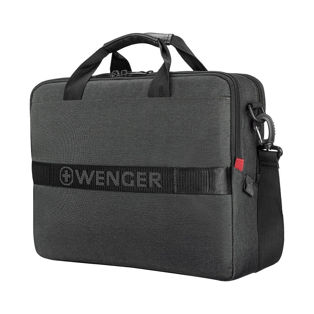 Wenger 16'' klēpjdatora portfelis ar kabatu planšetdatoram cena un informācija | Somas portatīvajiem datoriem | 220.lv