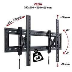 DF 80 T 65-90” цена и информация | Кронштейны и крепления для телевизоров | 220.lv