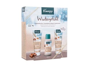 Dāvanu komplekts Ziemas sajūta Kneipp: vannas putas, 100 ml + roku krēms, 75 ml + dušas želeja, 75 ml цена и информация | Масла, гели для душа | 220.lv