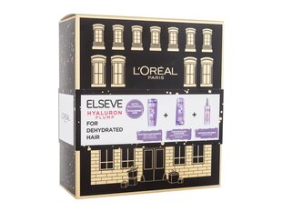 Dāvanu komplekts L'Oreal Paris Hyaluron Plump: šampūns 250 ml + kondicionieris, 200 ml + serums, 150 ml цена и информация | Шампуни | 220.lv