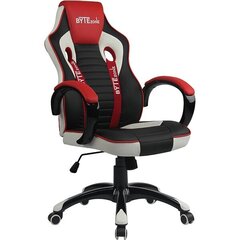 Spēļu krēsls ByteZone Racer PRO Gaming Chair, sarkans cena un informācija | Biroja krēsli | 220.lv