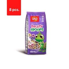 Сухой завтрак Fruity froops, 150 г x 8 шт.  цена и информация | Сухие завтраки | 220.lv