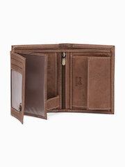 Кожаный кошелек, A417, светло-коричневый цена и информация | Мужские кошельки | 220.lv