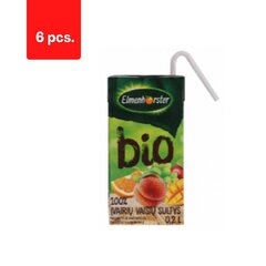 Сок ELMENHORSTER Juice Organic различные фрукты, 200 мл x 6 шт.  цена и информация | Соки, нектары | 220.lv