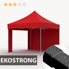 Tirdzniecības telts Zeltpro Ekostrong sarkana, 3x3 cena un informācija | Teltis | 220.lv