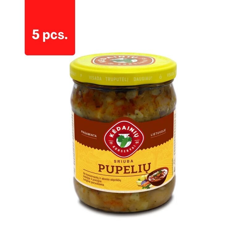 Pupiņu zupa KĀDAINIU, 480 g x 5 gab. cena un informācija | Zupas, buljoni | 220.lv