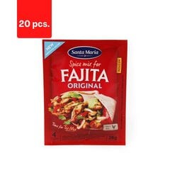 Garšvielu maisījums SANTA MARIA Fajita, 28 g x 20 gab. cena un informācija | Garšvielas, garšvielu komplekti | 220.lv