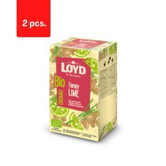 Organiskā zāļu tēja LOYD Tangy Lime, 20 x 2g x 2 iepakojumi. cena un informācija | Tēja | 220.lv