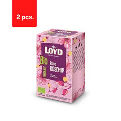 Organiskā zāļu tēja LOYD Rosehip, 20 x 2g x 2 iepakojumi. цена и информация | Чай | 220.lv