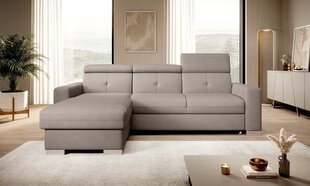 Stūra dīvāns NORE Fresia Poco 07, smilškrāsas cena un informācija | Stūra dīvāni | 220.lv