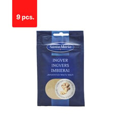 Ingvers SANTA MARIA, malts, 20 g x 9 gab. iepakojums cena un informācija | Garšvielas, garšvielu komplekti | 220.lv