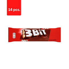 Šokolādes tāfelīte 3BIT, 46 g x 14 gab. iepakojums cena un informācija | Saldumi | 220.lv