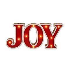 Декоративная фигура Joy Свет Деревянный (3,7 x 11,5 x 26 cm) цена и информация | Рождественские украшения | 220.lv