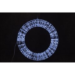 Светящееся кольцо, 50 см, 1500 светодиодов цена и информация | Праздничные декорации | 220.lv