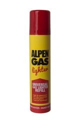 Gāze šķiltavu uzpildīšanai Alpen lighter 90ml. cena un informācija | Šķiltavas un aksesuāri | 220.lv