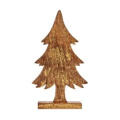 Новогодняя ёлка Позолоченный Деревянный (5 x 39 x 22 cm) цена и информация | Рождественское украшение CA1029 | 220.lv