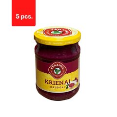 Красный хрен KĖDAINIŲ KONSERVŲ FABRIKAS, 250 г x 5 шт. цена и информация | Консервы | 220.lv