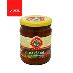 Boršča zupa KĀDAINIU, ar baraviku, 0,5/480g x 5 gab. cena un informācija | Konservēti produkti | 220.lv