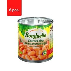 Baltās pupiņas tomātu mērcē BONDUELLE, 430 g x 6 gab. cena un informācija | Konservēti produkti | 220.lv