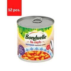 Baltās pupiņas BONDUELLE karija mērcē, 430 g x 12 gab. cena un informācija | Konservēti produkti | 220.lv