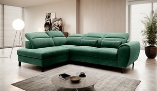 Stūra dīvāns NORE Noble Lukso 35, zaļš cena un informācija | Stūra dīvāni | 220.lv