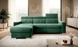 Stūra dīvāns NORE Fresia Lukso 35, zaļš cena un informācija | Stūra dīvāni | 220.lv