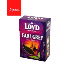 Aromatizēta melnā tēja no sasmalcinātas tējas zāles LOYD Earl Grey, 100g x 2 gab. iepakojums cena un informācija | Tēja | 220.lv