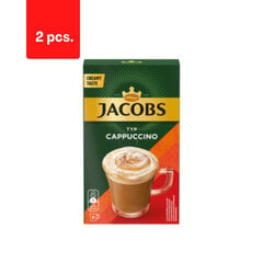 Кофейный напиток JACOBS Classic Cappuccino, 92,8 г x 2 упаковки цена и информация | Кофе, какао | 220.lv