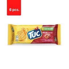 Крекеры со вкусом ветчины TUC BACON, 100 г x 6 шт.  цена и информация | Закуски, чипсы | 220.lv