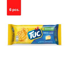 Krekeri LU TUC, ar sieru, 100 g x 6 gab. iepakojums cena un informācija | Uzkodas, čipsi | 220.lv