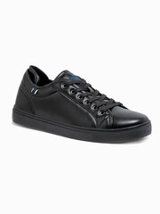 Ikdienas kedas - melnas T419 119946-18 cena un informācija | Vīriešu kurpes, zābaki | 220.lv