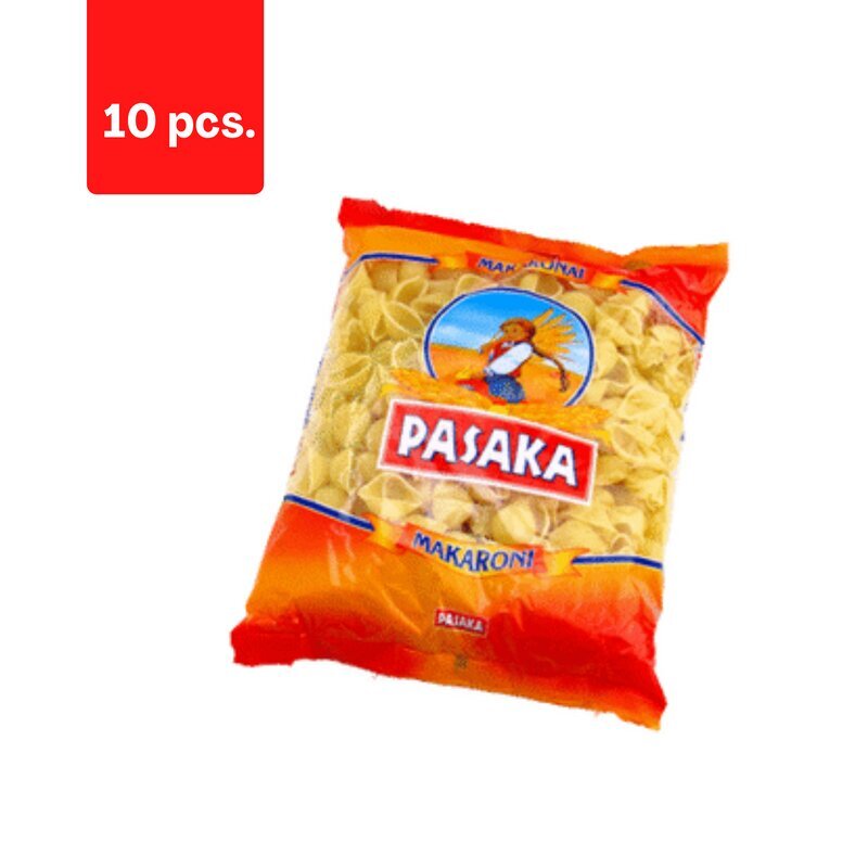 Makaroni PASAKA, čaumalas, mazi, 400 g x 10 gab. iepakojums cena un informācija | Makaroni | 220.lv